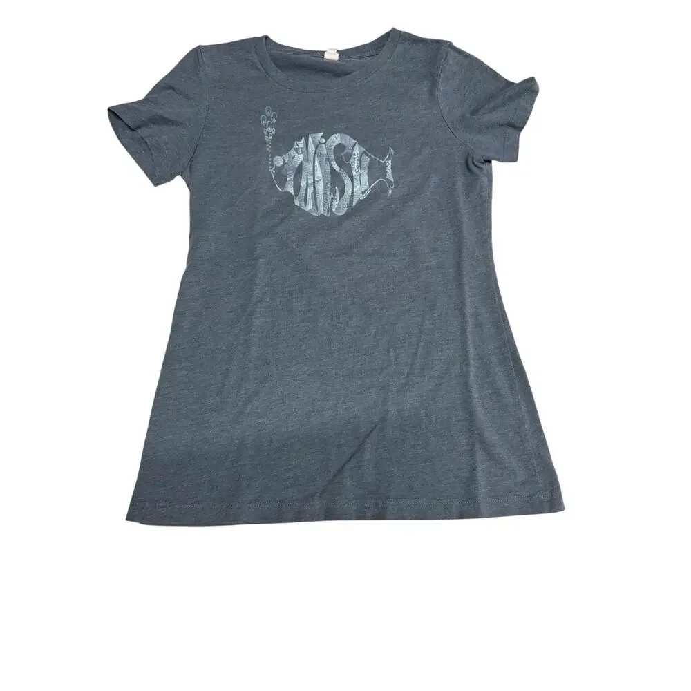 Next Level Women's S Blue Phish Madison Square Garden 2013-2014 T-Shirt Music